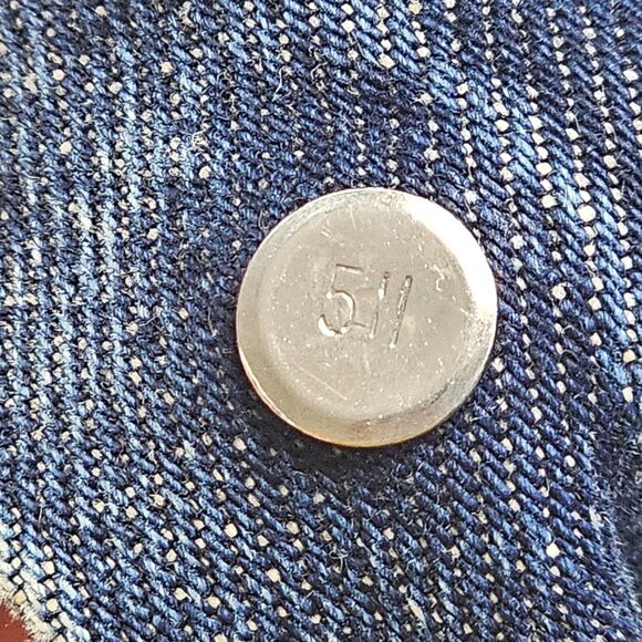 Levis Vintage Jean Jacket USA 1980s Acid Washed Denim Trucker Red Tab Distressed - Picture 4 of 16